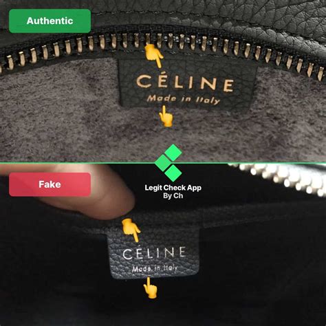 celine fake bag|how to authenticate your bag.